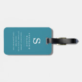 Onderzee Achtergrond Bagage Label (Achterkant horizontaal)