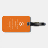 Onderzee Achtergrond Bagage Label (Achterkant horizontaal)