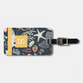 Onderzee Achtergrond Bagage Label (Voorkant horizontaal)