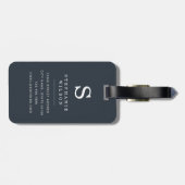 Onderzee Achtergrond Bagage Label (Achterkant horizontaal)
