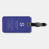 Onderzee Achtergrond Bagage Label (Achterkant horizontaal)
