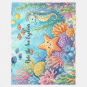 Onderzee Explorers Fleece Deken (Voorkant)