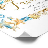 Onderzee Feest & Favorieten Bord Poster (Hoek)