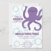 Onderzee feestje kaart (Voorkant)