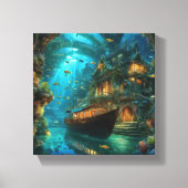 Onderzee Houd of creëer je eigen - Canvas (Glans) Afdruk (Voorkant)