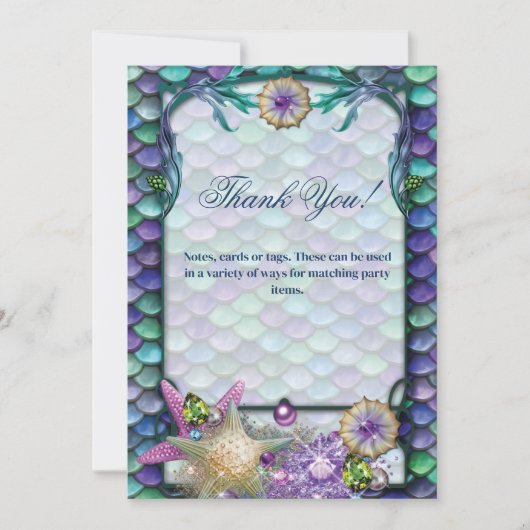 Onderzee Notitiekaart Kaart (Voorkant)