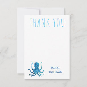 Onderzee Octopus Mariene Scheepvaart Bedankt
