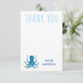 Onderzee Octopus Mariene Scheepvaart Bedankt (Staand voorkant)