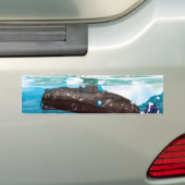 Onderzeeboot Arctisch Avontuur Bumpersticker (Op auto)