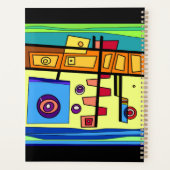 Onderzeeboot Leven Oranje Geel Blauw Groen Planner (Achterkant)