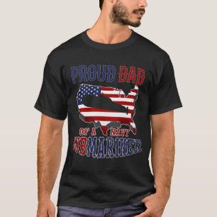 Onderzeeboot Onderzeeërs Veteraan Trotse Vader van T-shirt