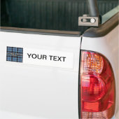 Onderzeeboot oorlogvoering tartan bumpersticker (Op Truck)