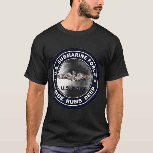 Onderzeebootdienst T-shirt (Voorkant)