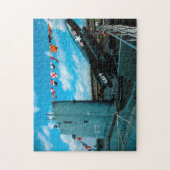 Onderzeebootdokken New York. Legpuzzel (Verticaal)