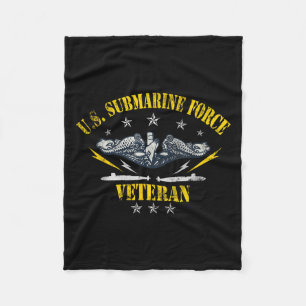 Onderzeebootkrachten van de VS Veteranen Dag Still Fleece Deken