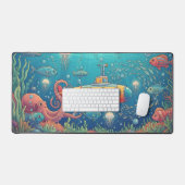 Onderzeebootreis - Retro onderwaterverkenning Bureaumat (Keyboard & Muis)