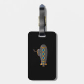 onderzeeër bagagelabel (Achterkant verticaal)