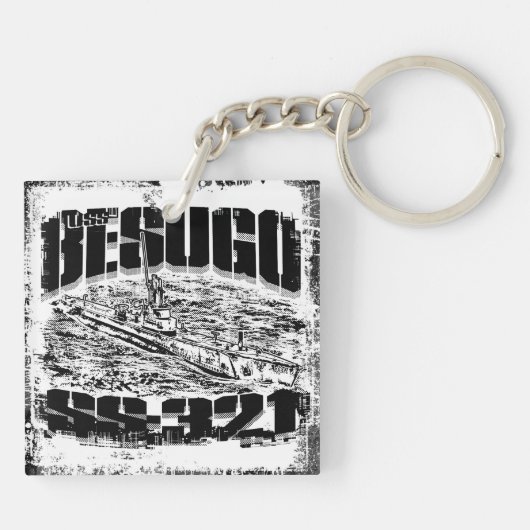 Onderzeeër Besugo Acryl Sleutelhanger (Achterkant)