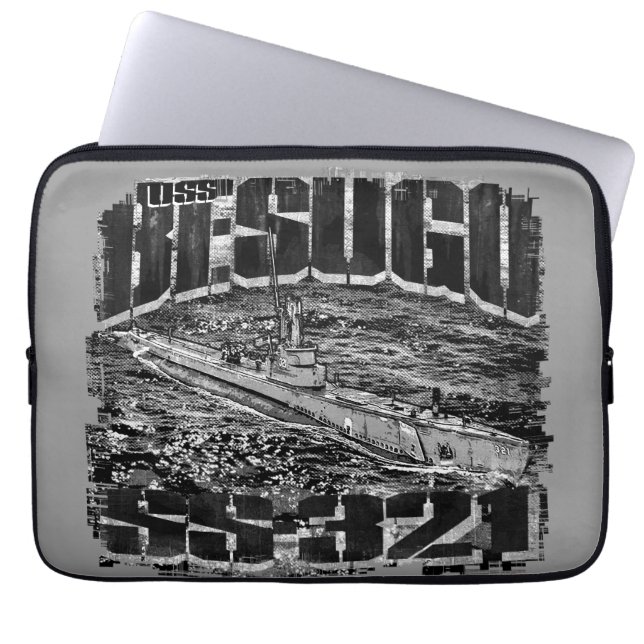 Onderzeeër Besugo Electronics Bag Laptop Sleeve (Voorkant)