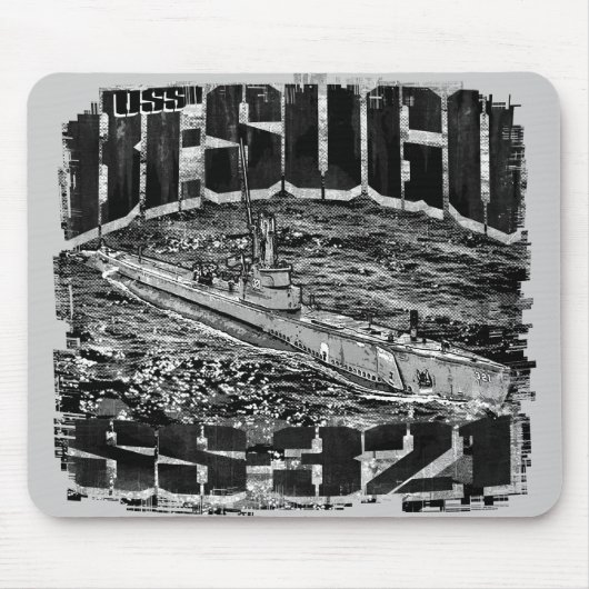 Onderzeeër Besugo Mousepad Muismat (Voorkant)