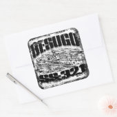 Onderzeeër Besugo Square Stickers Sticker (Envelop)