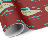 Onderzeeër Cadeaupapier (Rol Hoek)