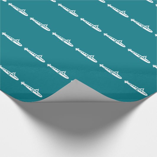 onderzeeër cadeaupapier (Hoek)