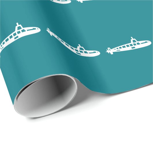 onderzeeër cadeaupapier (Rol Hoek)