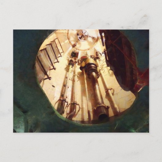 onderzeeër Escape Hatch Briefkaart (Voorkant)