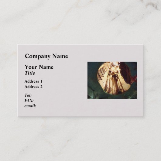 onderzeeër Escape Hatch Visitekaartje (Voorkant)