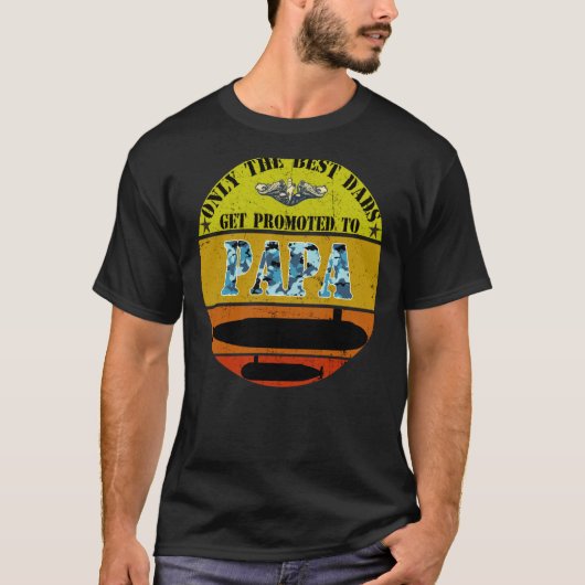 Onderzeeër Grumpy Old Veteran Submariner Promoted T-shirt (Voorkant)