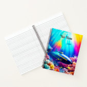 Onderzeeër in de prachtige oceaan notitieboek (Binnen)
