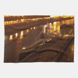 Onderzeeër in St Petersburg Theedoek