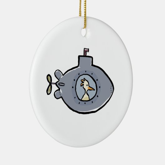 onderzeeër keramisch ornament (Rechts)