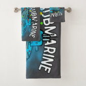 Onderzeeër, kerstbal, kerst bad handdoek (Insitu)