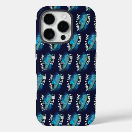 Onderzeeër, kerstbal, kerst Case-Mate iPhone case (Achterkant)
