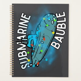 Onderzeeër, kerstbal, kerst planner