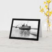 Onderzeeër Launch Navy 1909 Kaart (Gele Bloem)