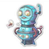 Onderzeeër Matryoshka Sticker (Voorkant)