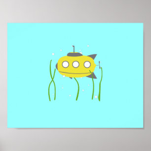 onderzeeër poster