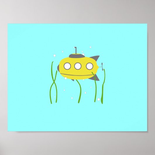 onderzeeër poster (Voorkant)