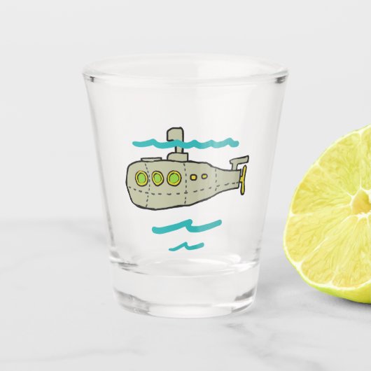 Onderzeeër Shot Glas (Voorkant)
