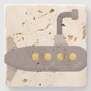 onderzeeër stenen onderzetter