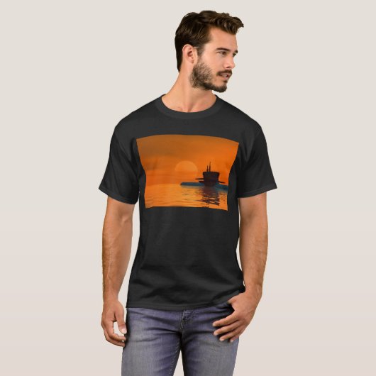 onderzeeër t-shirt (Voorkant volledig)