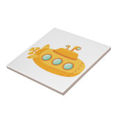 onderzeeër tegeltje (Zijkant)