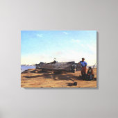 Onderzeeër Torpedo Boat HL Hunley C Chapman 1863 Canvas Afdruk (Voorkant)