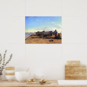 Onderzeeër Torpedo Boat HL Hunley C Chapman 1863 Poster (Keuken)