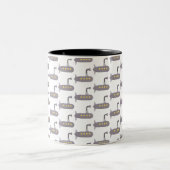 onderzeeër tweekleurige koffiemok (Center)