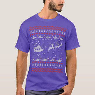 Onderzeeër Ugly KerstSweater T-shirt