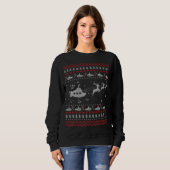 Onderzeeër Ugly KerstSweater Trui (Voorkant volledig)